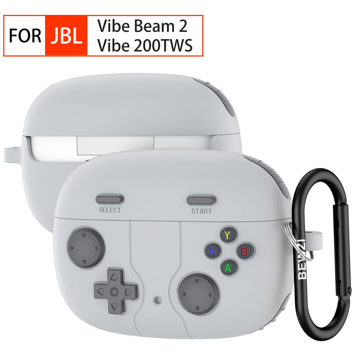 Protective Case For JBL Vibe Beam/Vibe Beam 2/Vibe 200TWS, Vogue Game Protection Cover for JBL Vibe 200TWS/Vibe Beam 2 Case