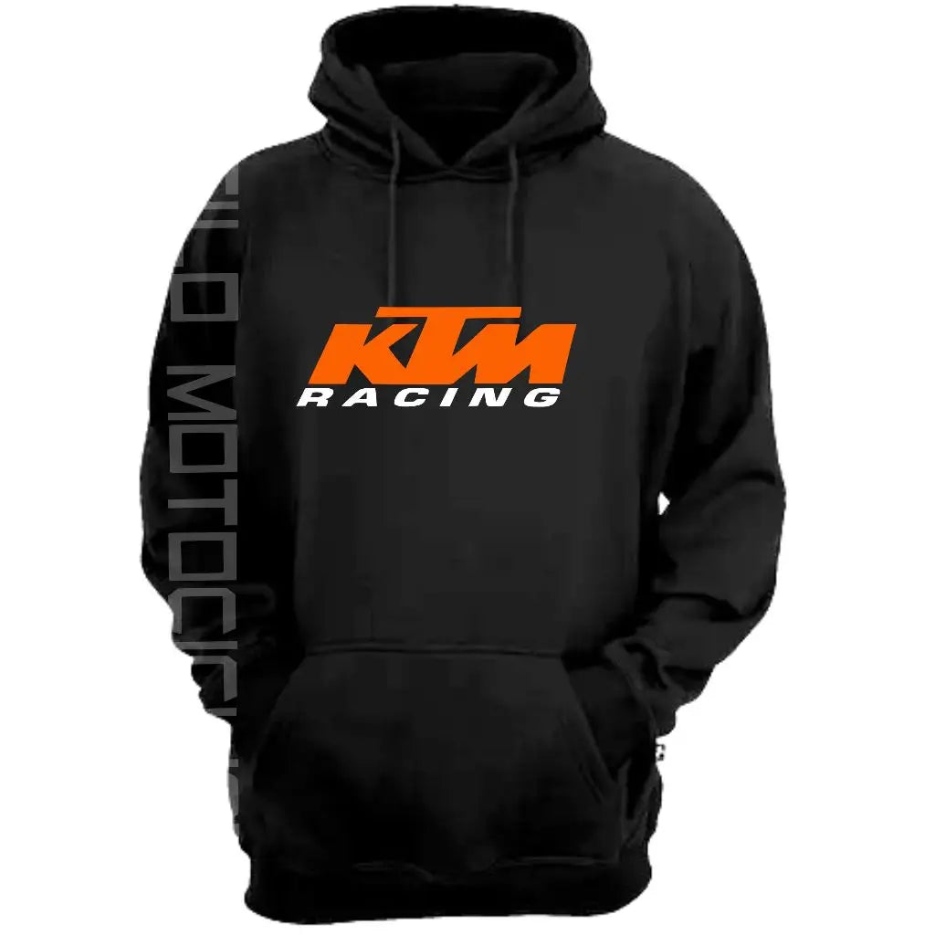 KTM RACING Moto casaco canguru com bolso masculino e feminino