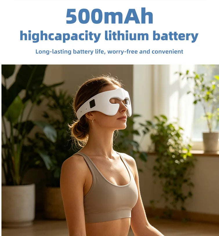 Red Blue Light Eye Beauty Device Household LED Infrared Beauty Instrument ESM Eye Massager Beauty Eye Mask
