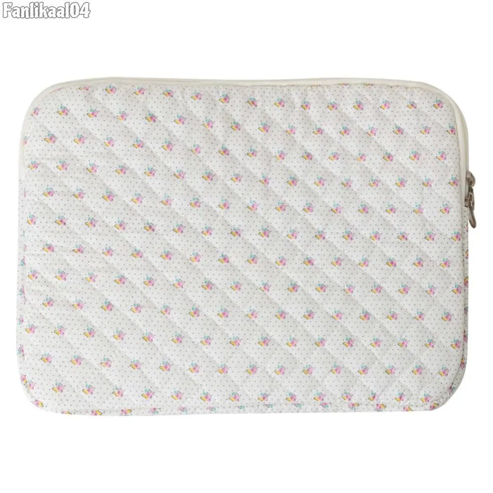 11/13/15 Inch Laptop Sleeve Quilted Laptop Sleeve Case Coquette Floral Laptop Carrying Case Laptop Case