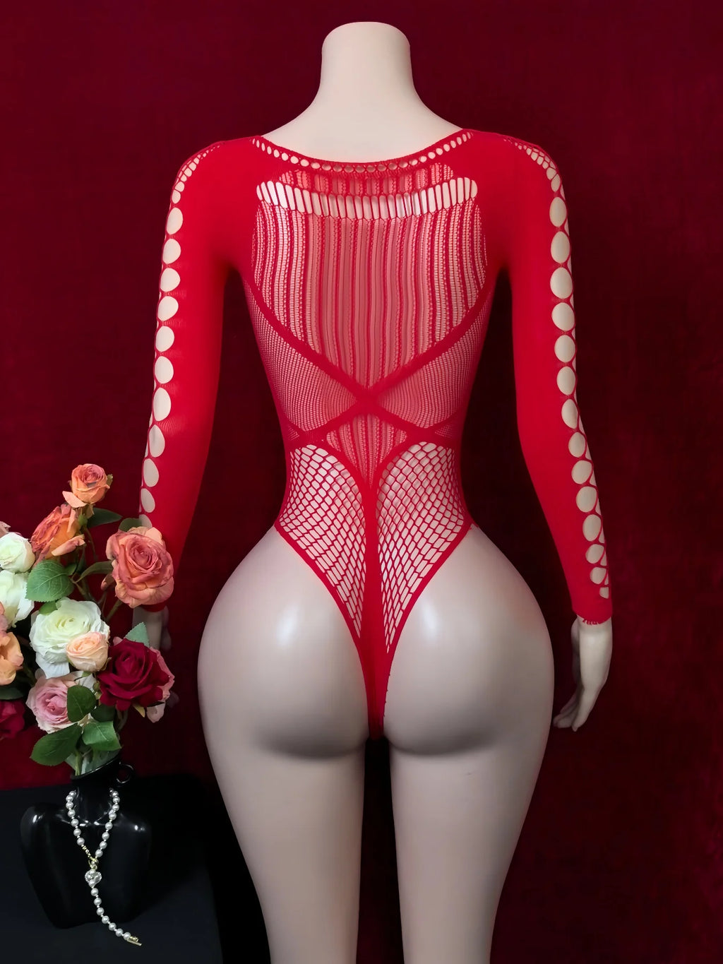 Hot Sexy Lingerie For Woman Fishnet See-through Bodysuit Fancy Lace Underwear Porn Costume Bodystockings Mesh Bikinis Erotic