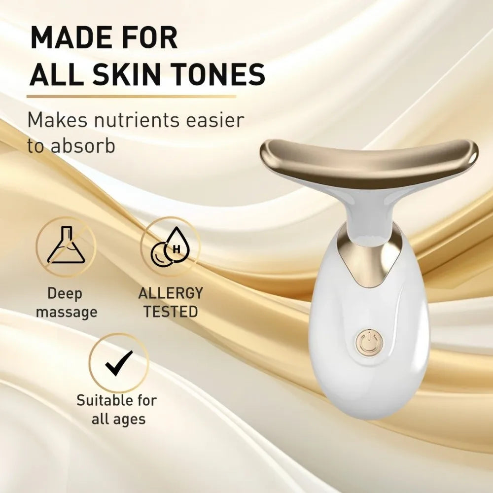 Portable Facial Electric Massager Lifting And Firming Anti Wrinkle Face Neck Massager Electric Beauty Massage Device