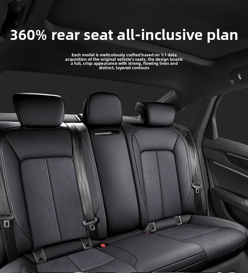 Custom Fit Full Luxury Car Seat Cover Car SUV Full Seat Set Perforated Genuine Leather for Various Models Contact Seller JJ208