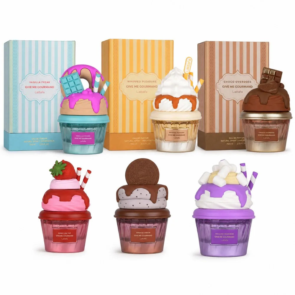 Creamy Ice Cream Scented Perfume – Sweet Fragrance Gift Set, 75ml. A Middle Eastern Perfume for Women, Arabian Fragrance