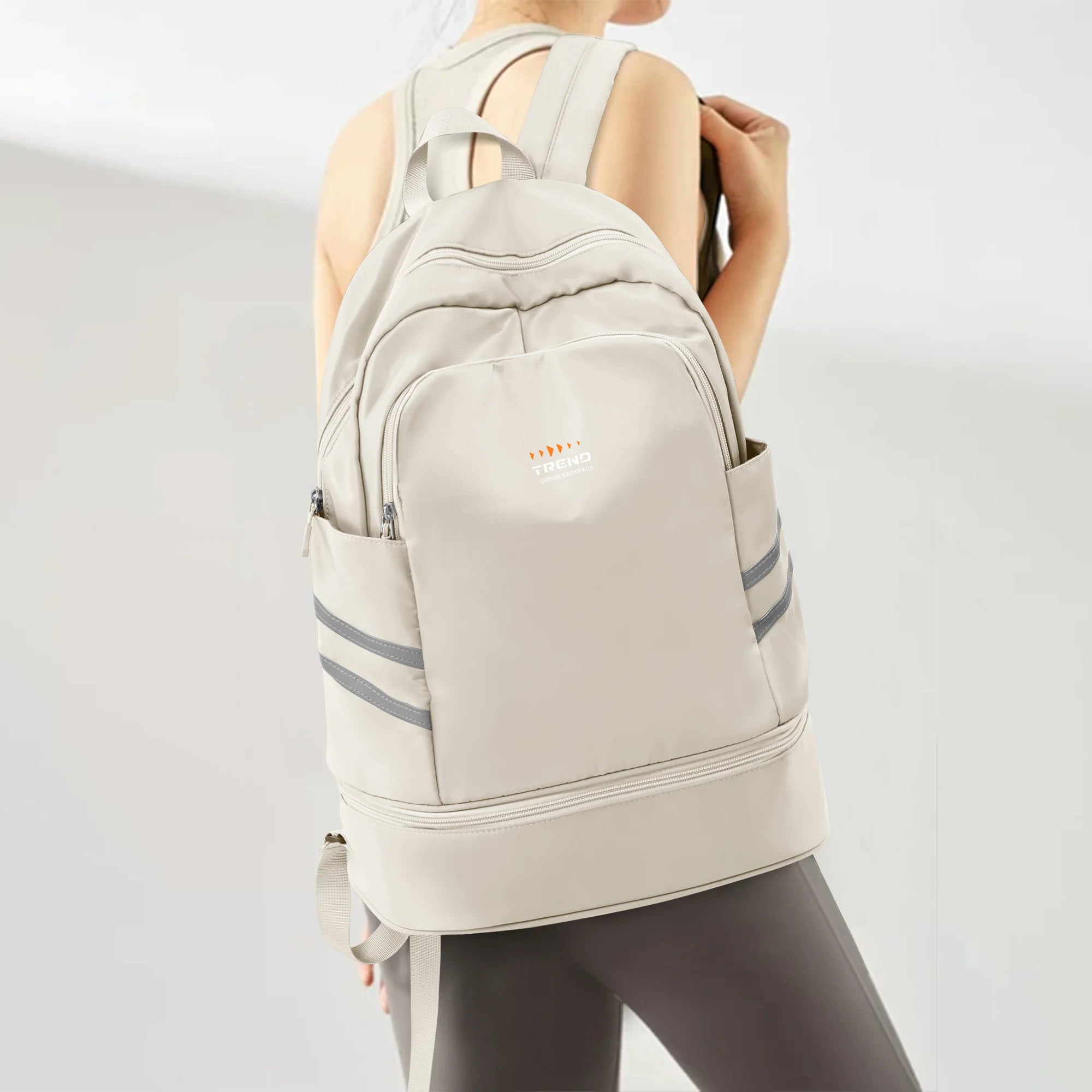 Women Travel Backpack Climbing Bags Waterproof Backpack With Shoe Compartment Nylon Sports Backpack Men Fitness Swimming Bag