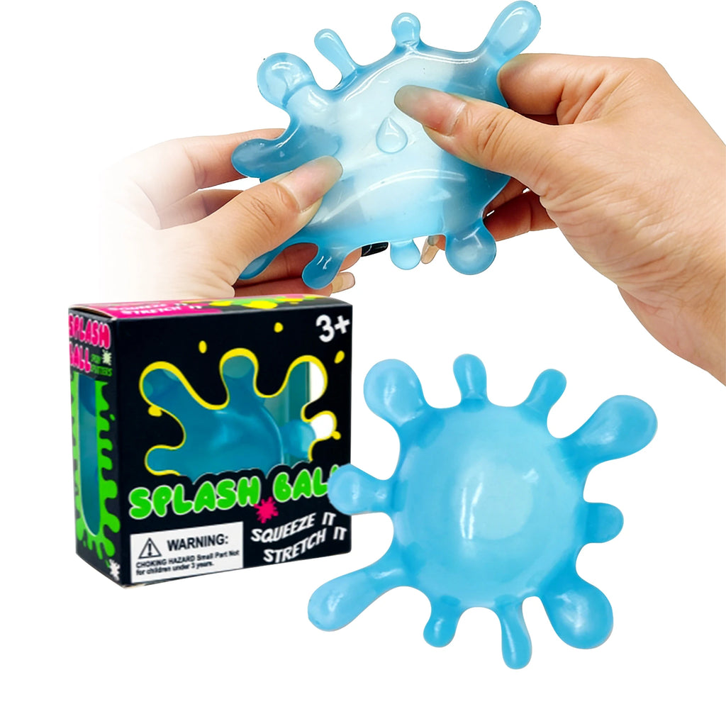 Splash Shaped Pinching Ball Slow Rebound Pressure Relief Ball Maltose Decompression Toy Squeeze Balls Blind Box Party Gif Toys