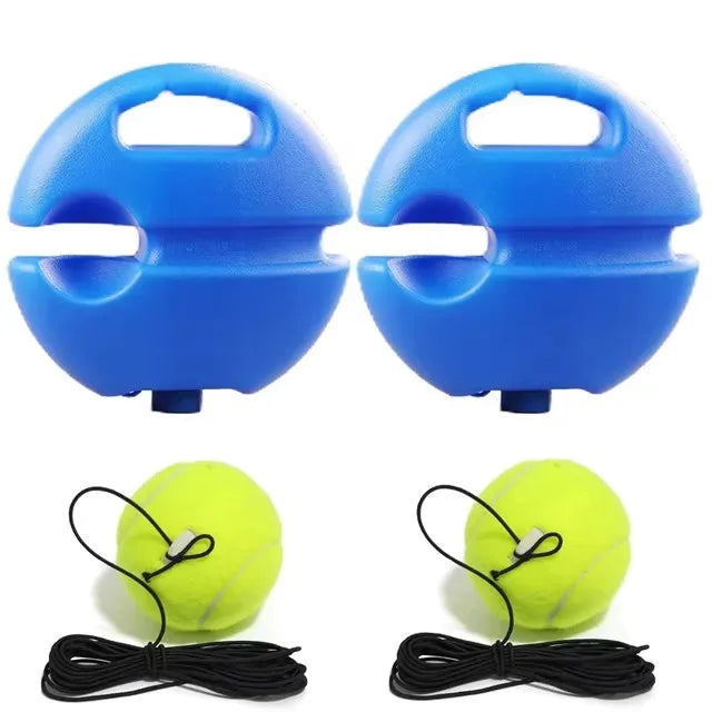 1-20pcs Heavy Duty Tennis Training Aids Base With Elastic Rope Ball Practice Self-Duty Rebound Tennis Trainer Padel Accessories
