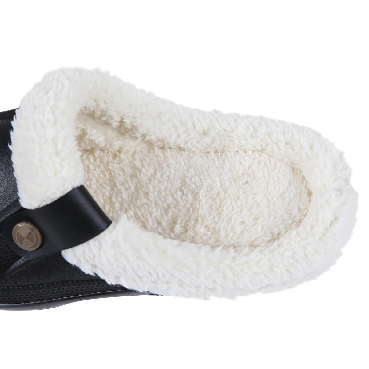 Evshine Warm Winter Man Slippers Antislip Waterproof Men Slippers Warm Comfy Clogs Fuzzy Fur Shoes Classic Plush Bedroom Slipper