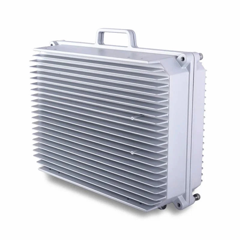 AY370 Series IP67 Aluminum Box Wifi Ribbed Aluminum Case For Omni Directional Antenna