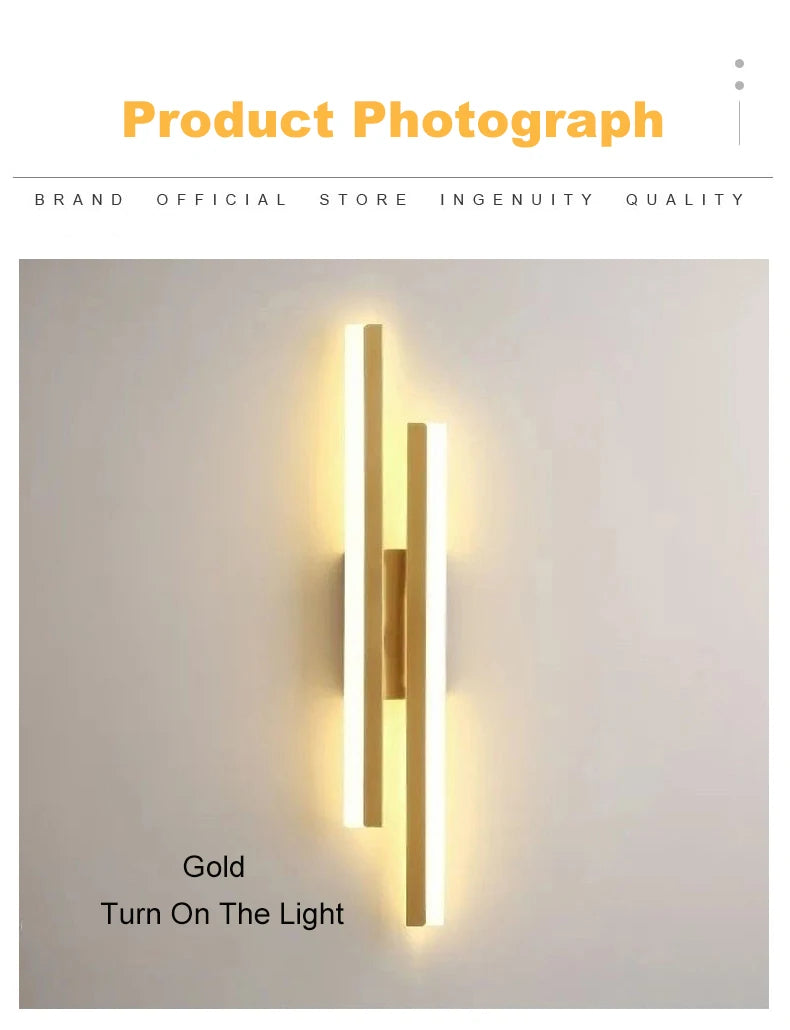 LED Wall Light Modern Wall Decor For Bedroom Living Room Corridor Room Decor Lighting Home Wall Lamp Indoor Lighting Fixtures