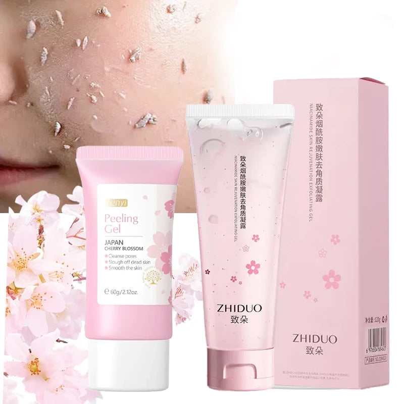 Face Deep Cleaning Exfoliating Gel Skin Care Whitening Moisturizer Repair Facial Scrub Skin Care 60g
