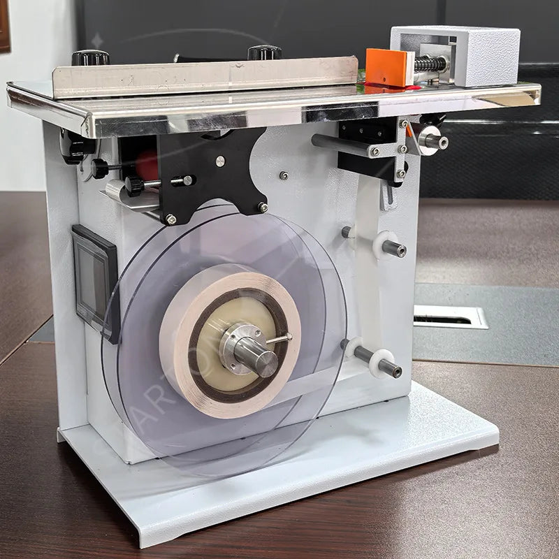 Semi-automatic Sealing and Labeling Machine for Color Boxes Anti-counterfeiting Round and square Labels