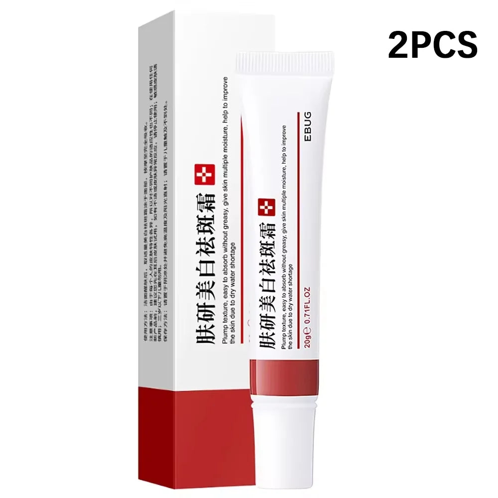 20g Whitening Freckle Cream Remove Dark Spot Cream Anti Freckle and Aging Cream Fade Pigmentation Melasma Brighten Serum Skin