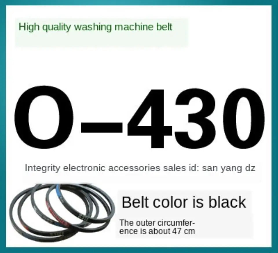 Washing machine belt O-belt semi-automatic washing machine fully automatic washing machine motor conveyor belt