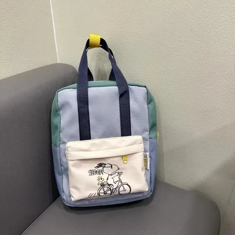 New Fashion Popular Snoopy Backpack Cartoon Back-to-school Season Student Schoolbag Travel Student Large-capacity Backpack