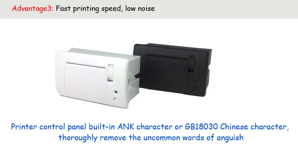 HSPOS QR71 58mm Embedded Thermal Receipt Printer 100mm/s RS232 USB Low Noise DC5-12V GB18030 for Kiosk Vending Machine POS Cash
