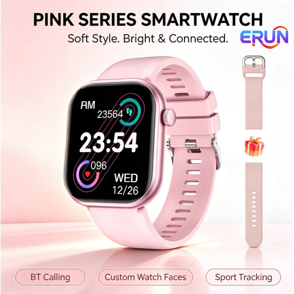 Smart Watch Compatible for Android/iPhone with Wireless Calling/Sending, Camera Control,, TFT Touchscreen, Ultra-Thin Borderless Design, Wireless Smartwatch Suitable for Android & iPhone, Unisex Gift for Men and Women