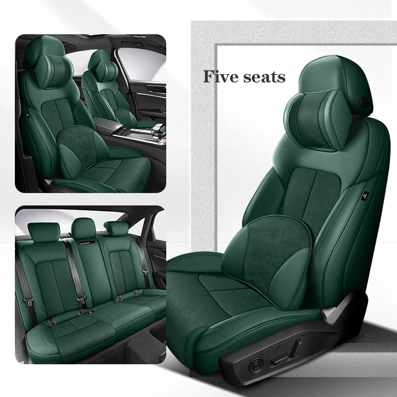 Custom Car Seat Cover 100% For Audi TT MK2 Q7 4L Q5 A7 A6 C7 Avant Auto Accsesories Interior 360 ° Surround Protector
