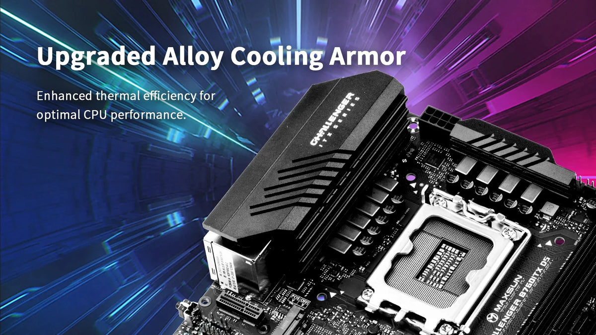 MAXSUN Game Motherboard B760ITX D5 support Intel 14 13 12th generation Core CPU DDR5 M.2 PCIEX16 4.0 Computer components