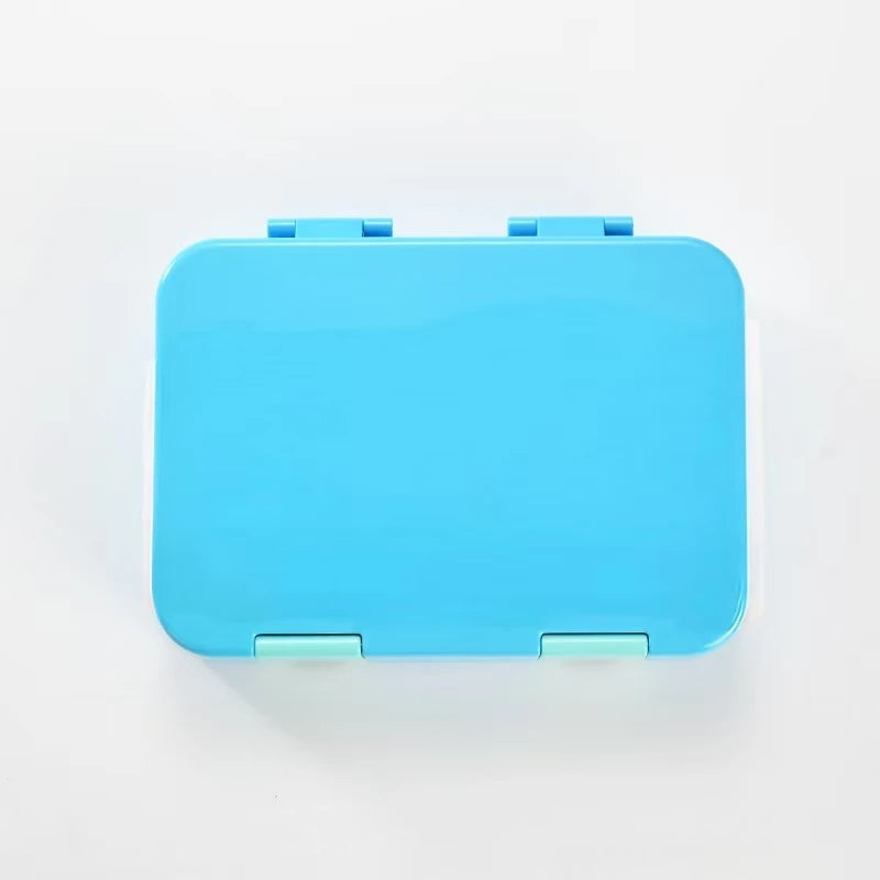 Kids Bento Lunch Box with 4/6 Compartments BPA Free Lunchable Food Container Microwave & Dishwasher Safe for Daycare, School