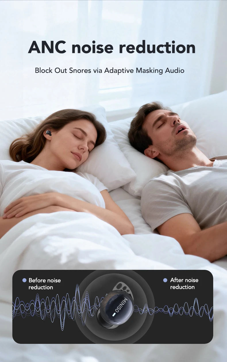MINISO MS216 TWS Wireless Earbuds Bluetooth 6.0 Headphones AI Translator Earbuds TWS in-Ear Wireless Earphones Ultra-Light