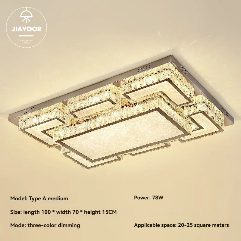 Modern Light Luxury Ceiling Led Crystal Ceiling Light Home Decoration Home Decoration Bedroom Dining Room Kitchen Lighting