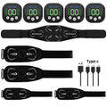 Portable EMS Muscle Stimulator Set – Electric Abdominal Belt & Arm Toner for Home Fitness Fat Burning