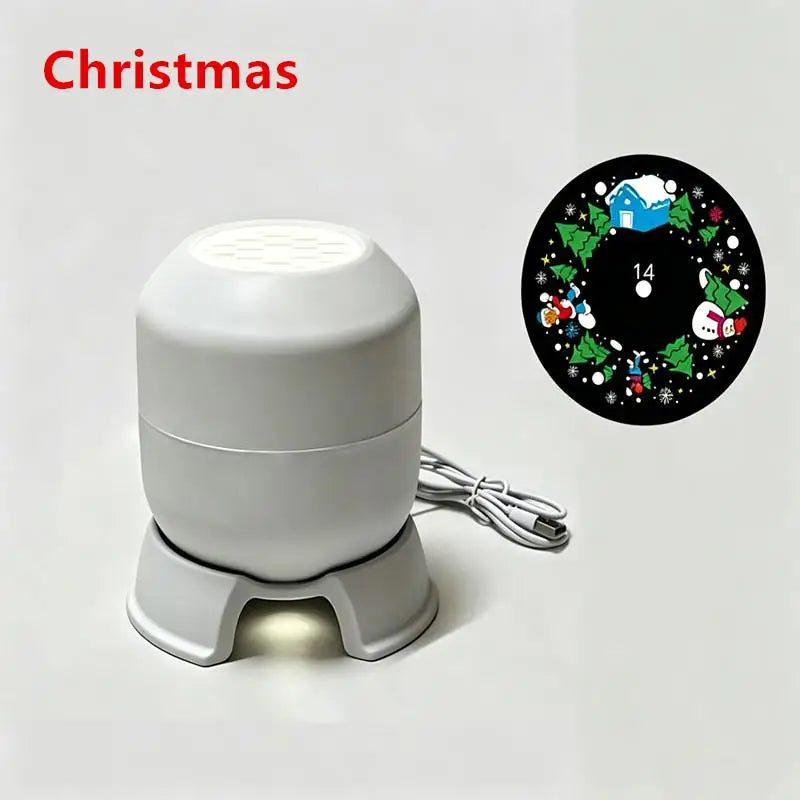 LED Projector Light, 360° Rotating Dynamic Night Light USB Ambient Light Decorative Lighting For Game,Living Room