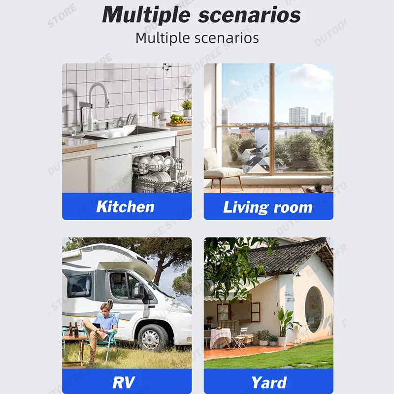New 2.7L/ min Electric Water Pump Faucet Galley Automatic Automatic Faucet Caravan Motorhome Boat Bottled Water Pump for Kitchen