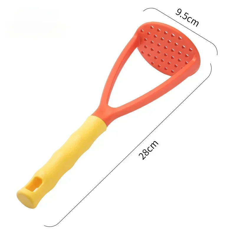 Long Handle Potato Masher Pressure Mud Machine Fruit Vegetable Masher Tool Kitchen Gadgets Machucador Картофельная давилка