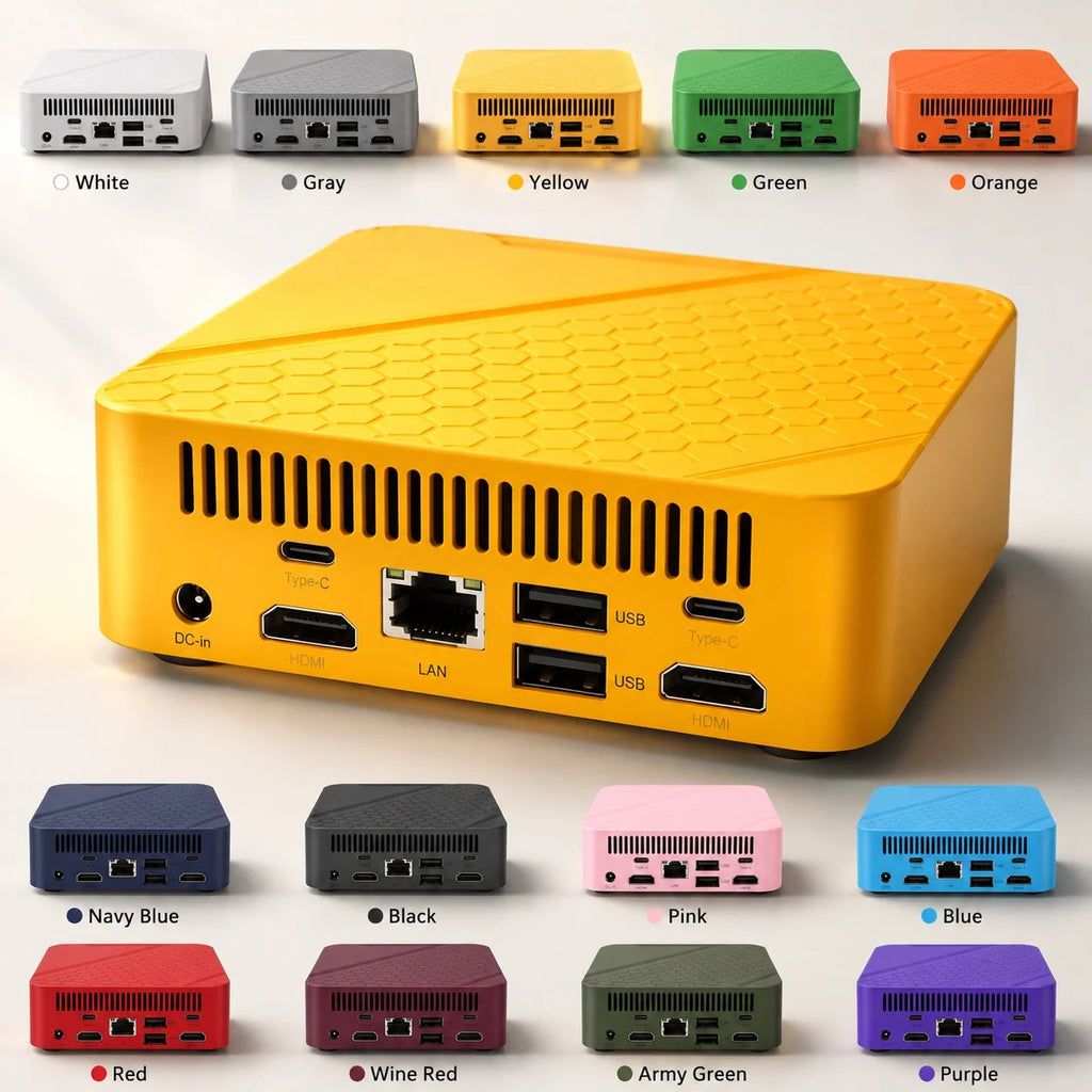 HOT Intel Core i9 10980HK Mini PC Windows 11 UHD Graphics Pocket Computer 16GB RAM minipc WiFi6 1TB 2TB SSD Desktop Gaming