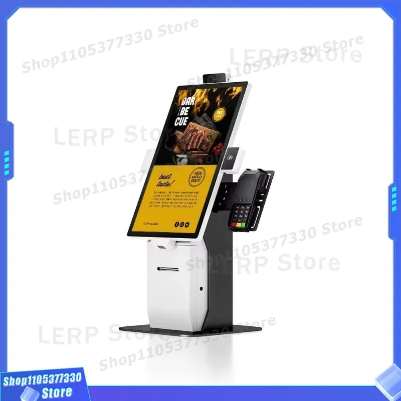 Touch Screen Kiosk Self-Service Ordering System with Printer Support POS Machine for Restaurant Payment Kiosk