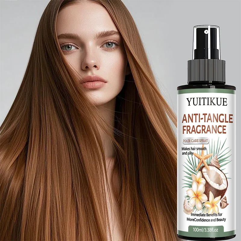 YUITIKUE Anti-Tangle Fragrance Hair Care Spray | For Smooth & Silky Hair | Immediate Frizz Control & Gentle Daily Styling 100ml