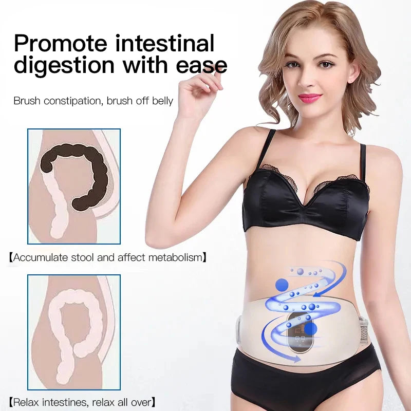 Slimming Machine Abdominal Massage Belt Anti-cellulite Massager Women Electric Belly Fat Burner for Body Massager Fat Removal