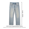SIMWOOD 2026 Autumn Winter New Loose Straight 13oz 100% Cotton Fabric Jeans Men Washed Vintage Classical Denim Trousers