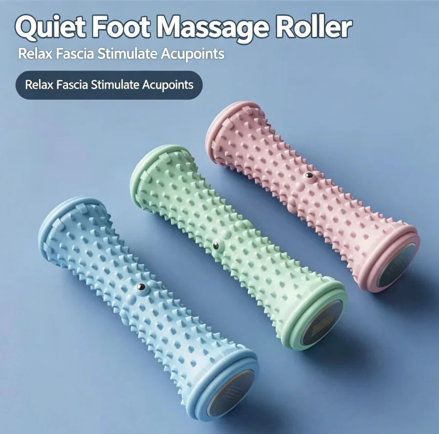 Foot fascia roller, foot massage roller, flat foot trainer - suitable for yoga and fitness enthusiasts