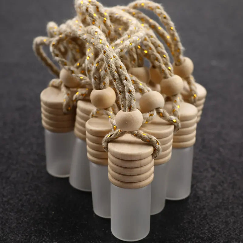 10pcs 5ml Car Perfume Bottle for Essential Oils Air Freshener Perfume Pendant