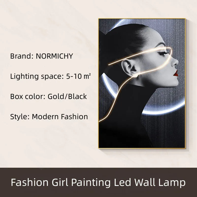 Modern Wall Lamp Fixture Luxury Art Decoration Beauty Led Lamp Living Room Dining Room Dining Room Bedroom Hanging Painting