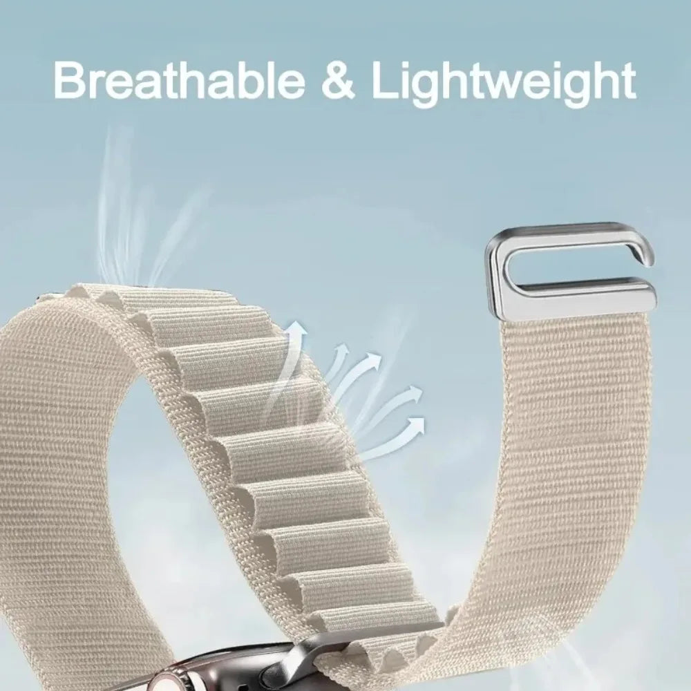 20mm 22mm Alpine Nylon Loop Band For Realme Watch 5/S/3 Oneplus Watch Lite/3/2/2R Comfortable Strap For Xiaomi Watch 5/S4-3-2-1