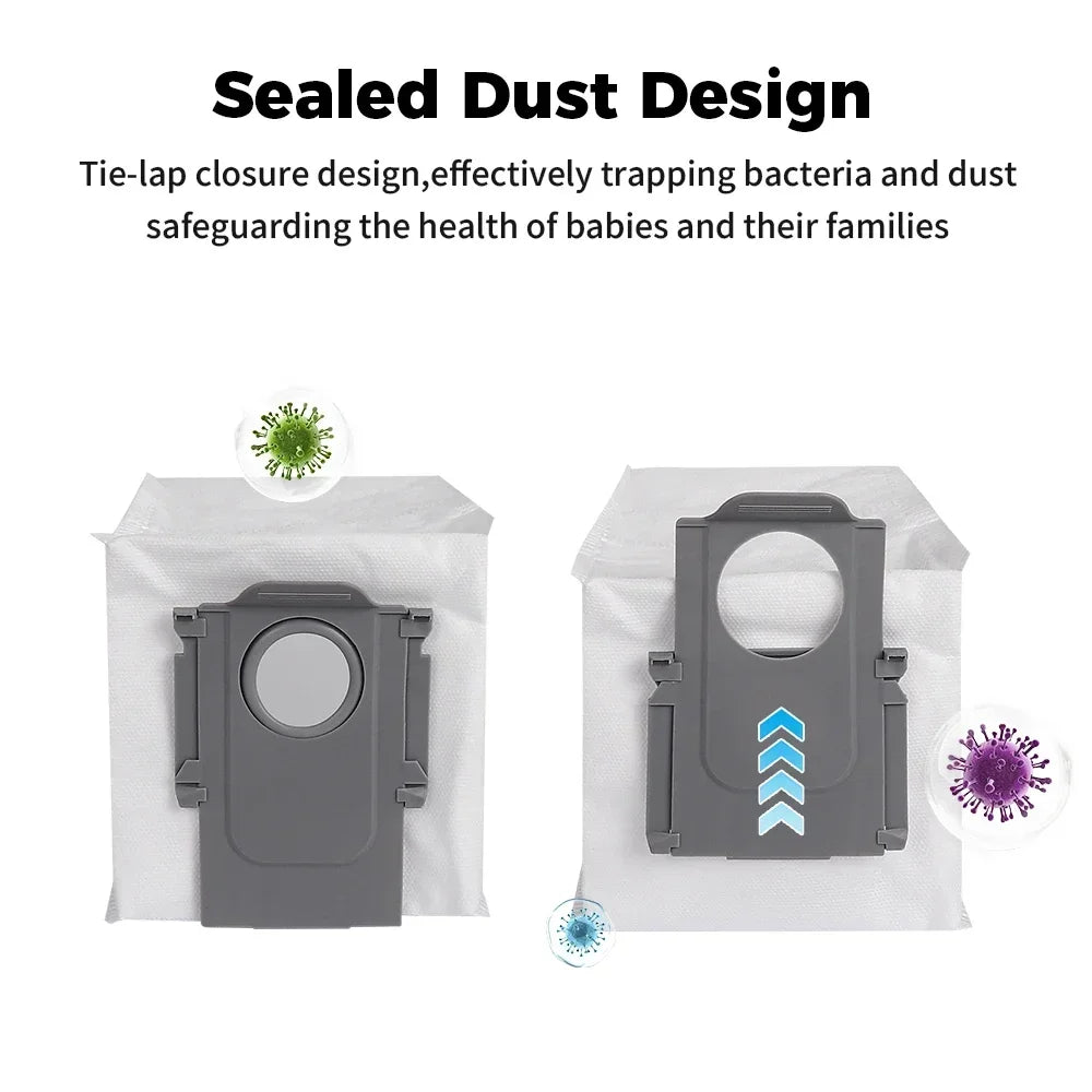 Compatible For Roborock S8 S8 Pro Ultra S8+ Robot Vacuum Cleaner Main Brush Side Brush HEPA Filter Mop Cloths Dust Bags Parts