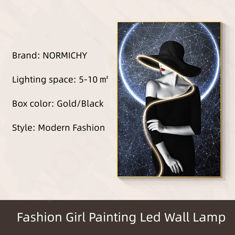 Modern Wall Lamp Fixture Luxury Art Decoration Beauty Led Lamp Living Room Dining Room Dining Room Bedroom Hanging Painting