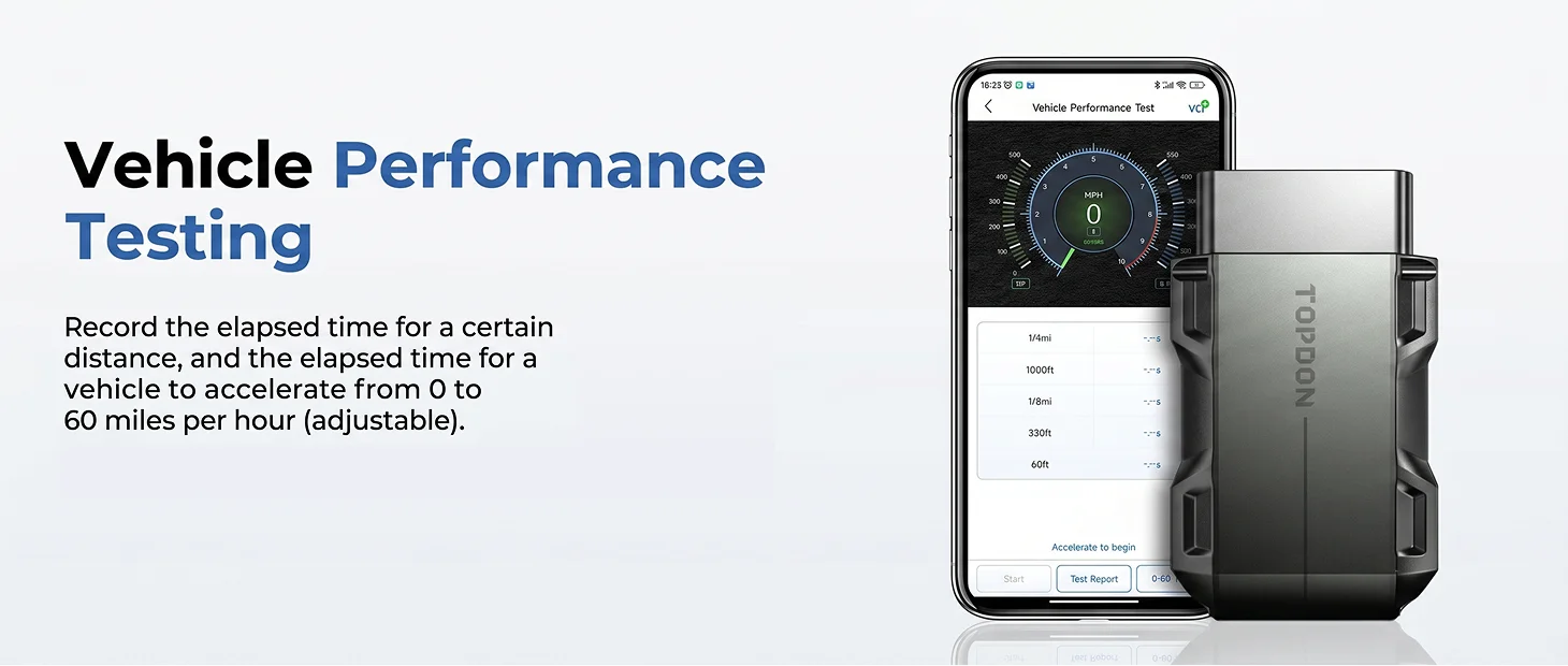 TOPDON TopScan Lite Scanner Smart Diagnostic Tool DTC Repair Guide Bluetooth OBD2 Code Reader Full System Active Test