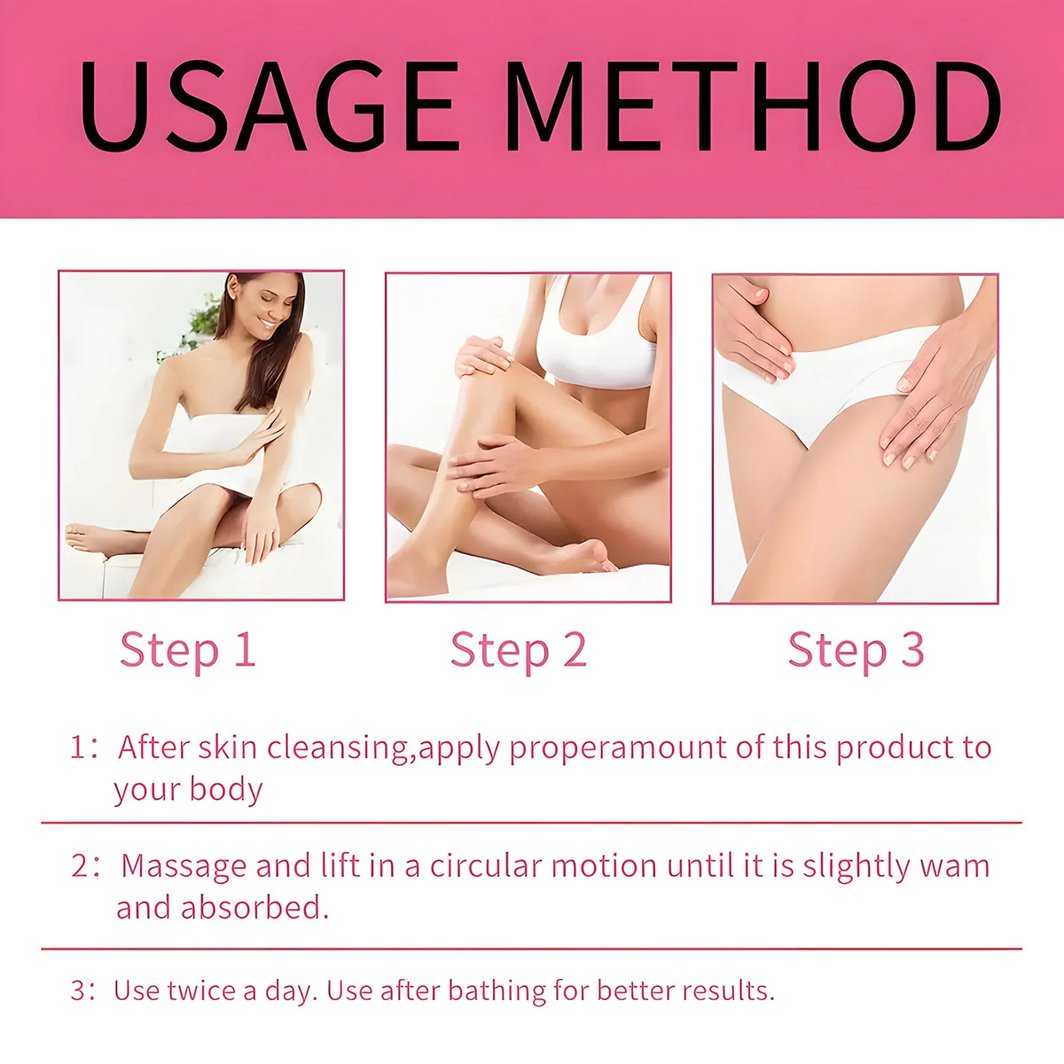 Inner Thigh Firming Cream - Fragrance-Free, Moisturizing Cream Suitable for All Skin Types, Lifts and Firms Skin, Smooths Thighs, Buttocks, and Abdomen Body Cream