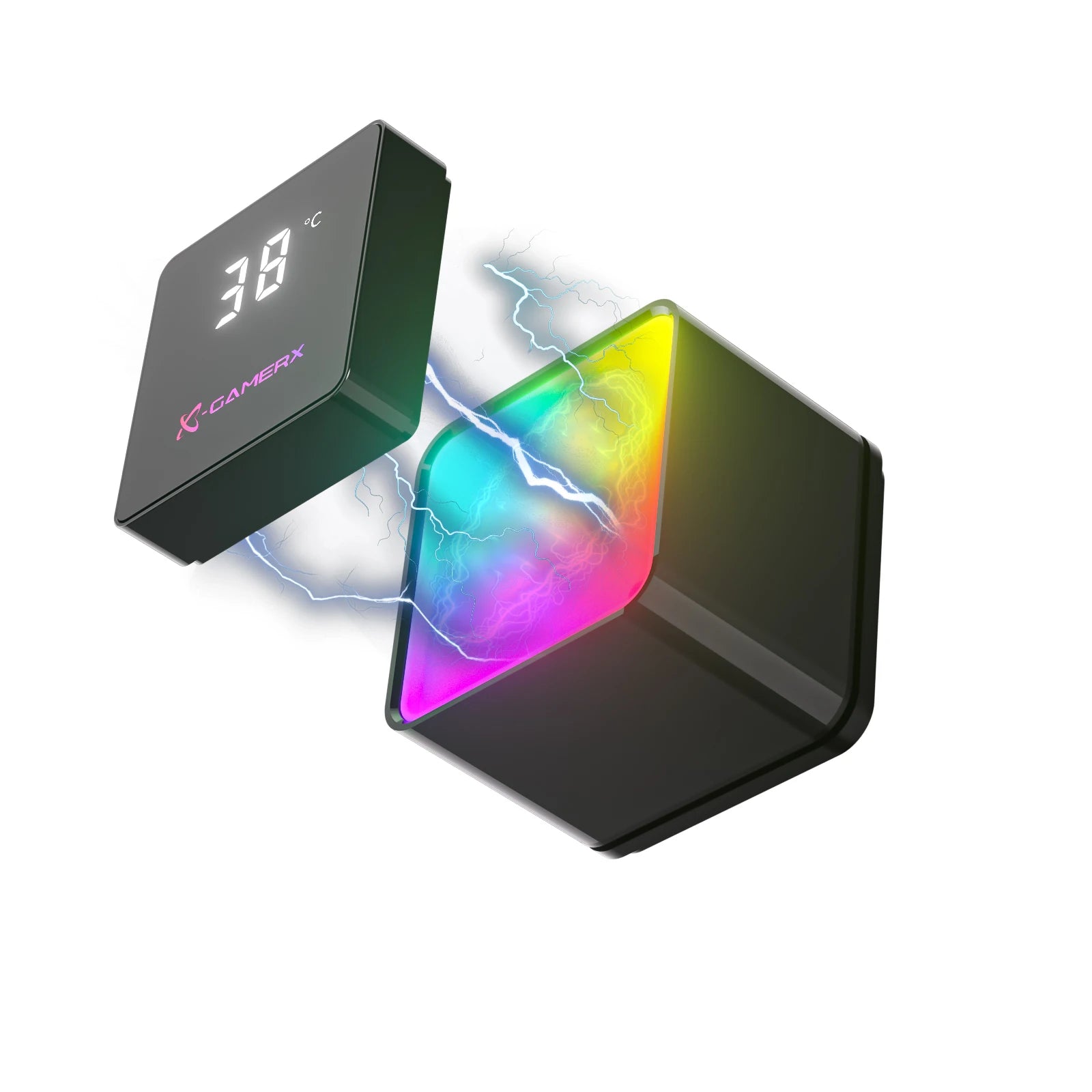 X-GAMERX M240 M360 Liquid Cooling ARGB Dynamic Light Synchronization Thermal Display Integrated Water Cooling Radiator