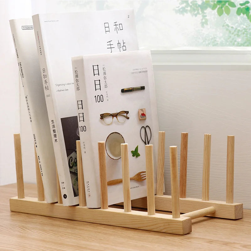 Practical DIY Locker Bamboo Drain Rack Wooden Plate Rack Dish Rack Kitchen Organizer For Plates/Cutting Boards/Plates/Cups