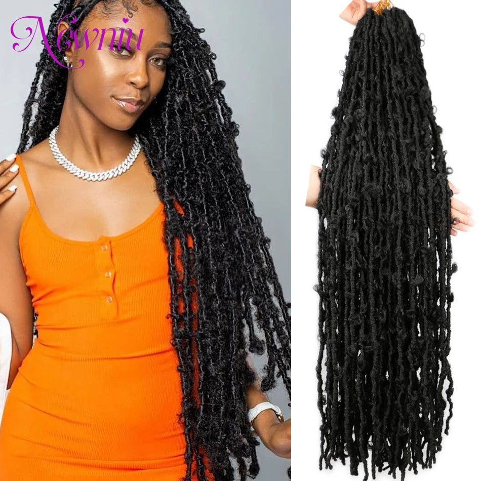 Butterfly Locs Crochet Braids Hair Synthetic Dreadlocks meche Faux Locs Crochet Hair Extensions for women braiding hair
