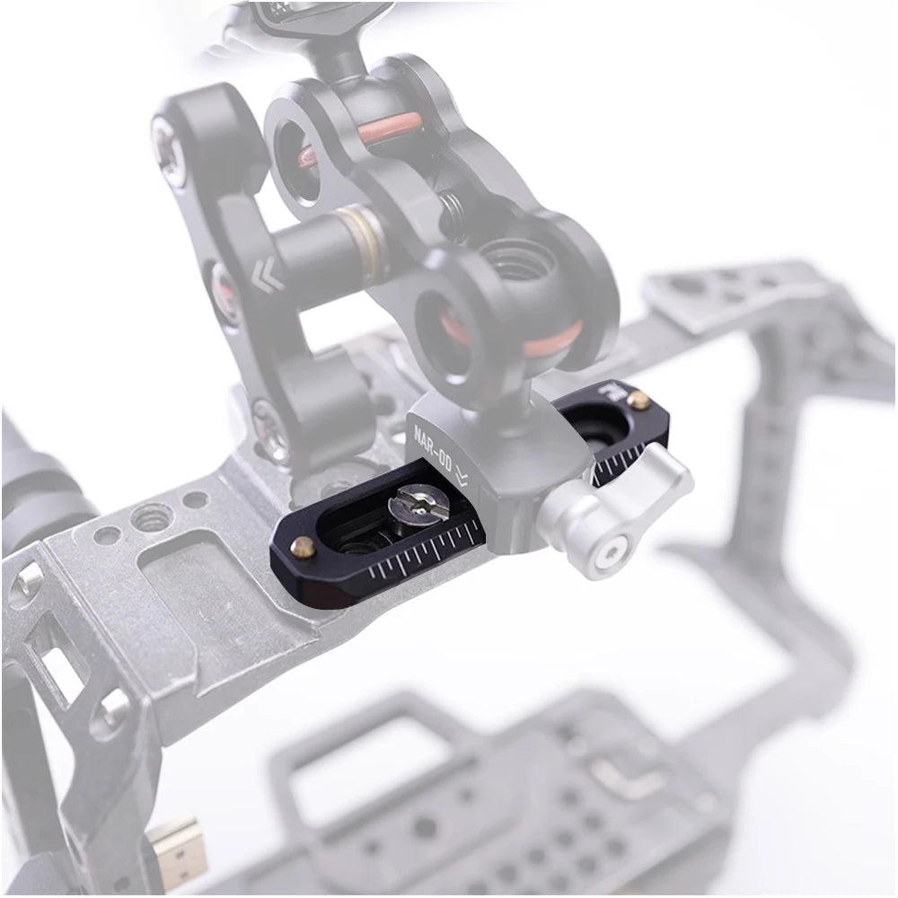 Mini NATO Rail Camera Anti-Off Quick Release NATO Rail Thickness 6mm Length 48 78mm for FX3/FX30  camera NATO Handle Camera Cage