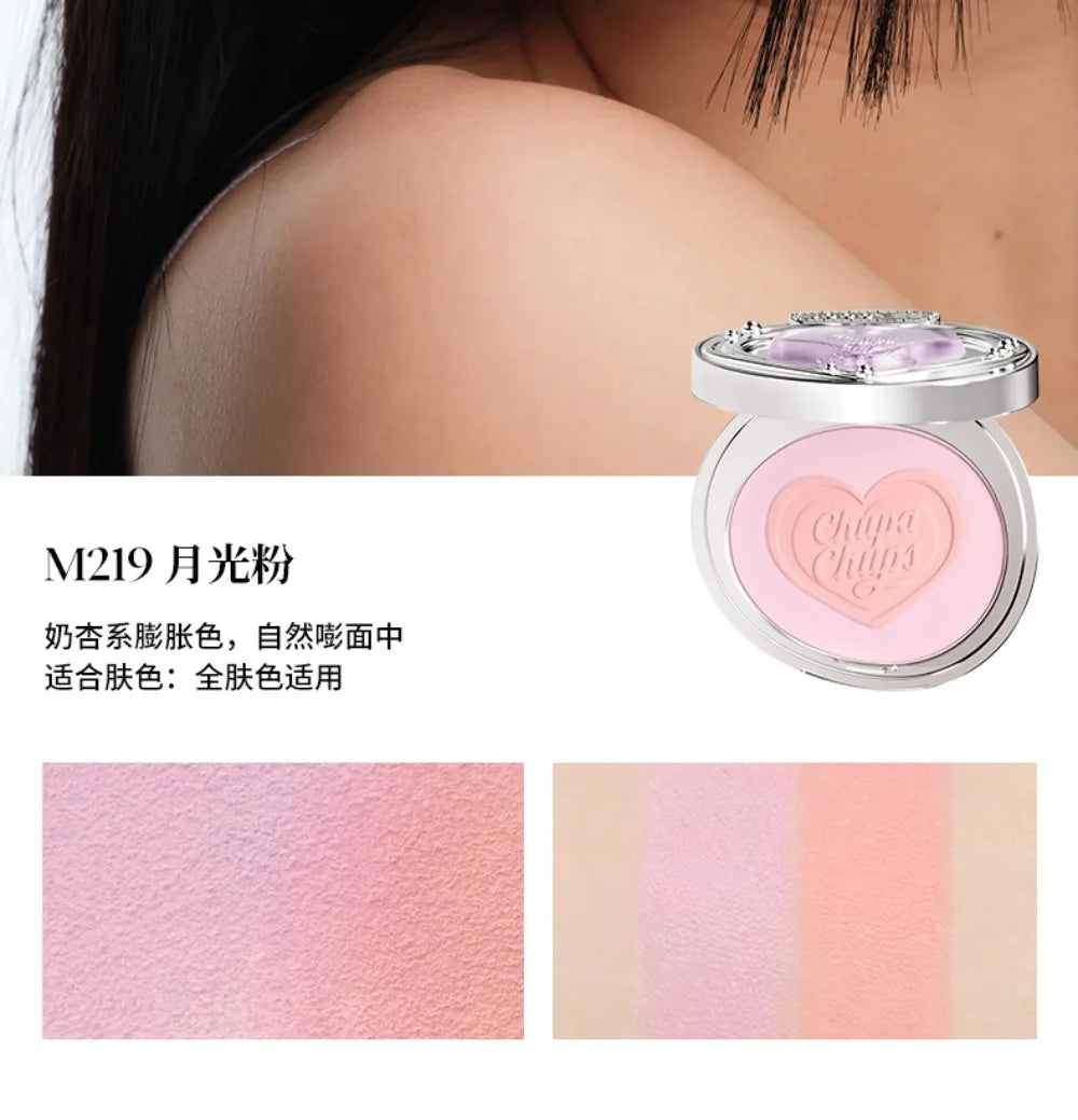 Joocyee Gem Sandwich Powder Blusher Makeup Korean Palette De Blush Cruelty-Free Blush Contour Face With Matte Finish