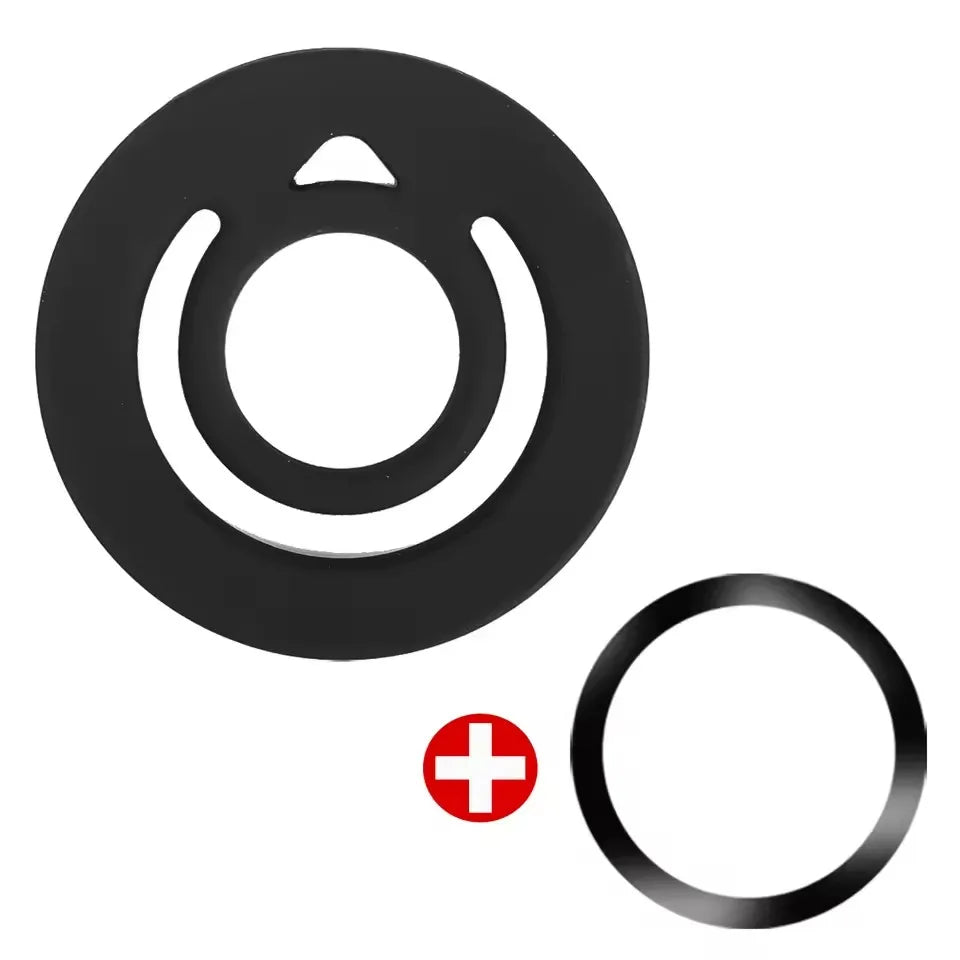 Universal Magnetic Silicone Finger Ring Grip Double-Side Strong Magnet Circular Grip Phone Holder for IPhone MagSafe Ring Shape