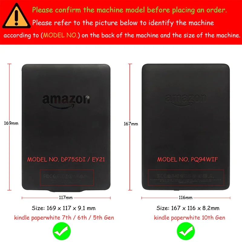 2021 All-new Case For Kindle Paperwhite 5 11th 6.8"Signature Edition Magnet Smart Cover Kindle Paperwhite4/3/2/1 Hand Strap Capa